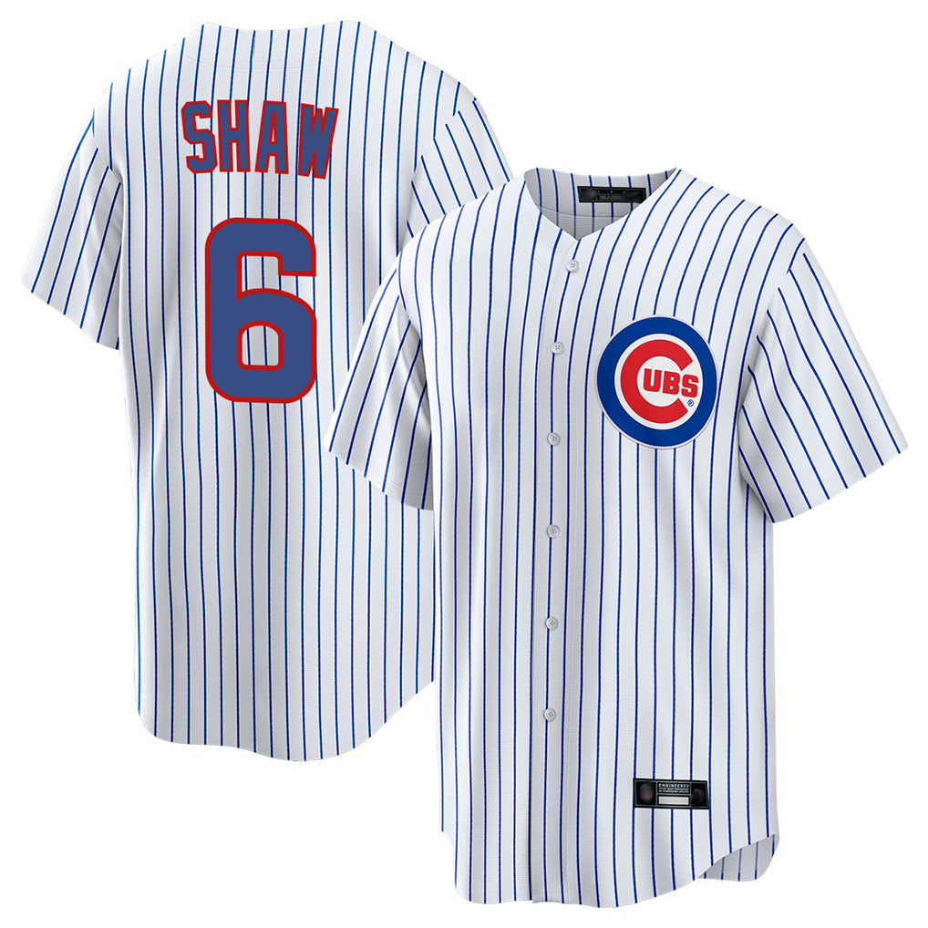 Trusc C.Cubs #6 Matt Shaw Player White Game Home Stitched Jerseys