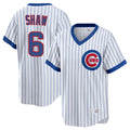 Trusc C.Cubs #6 Matt Shaw Player White T-shirt Cooperstown Collection Limited Stitched Jerseys