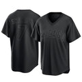 Trusc C.Cubs #7 Dansby Swanson Player Black T-shirt Home Game Stitched Jerseys