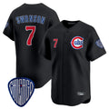 Trusc C.Cubs #7 Dansby Swanson Player Black Vapor Premier Limited Home Stitched Jerseys