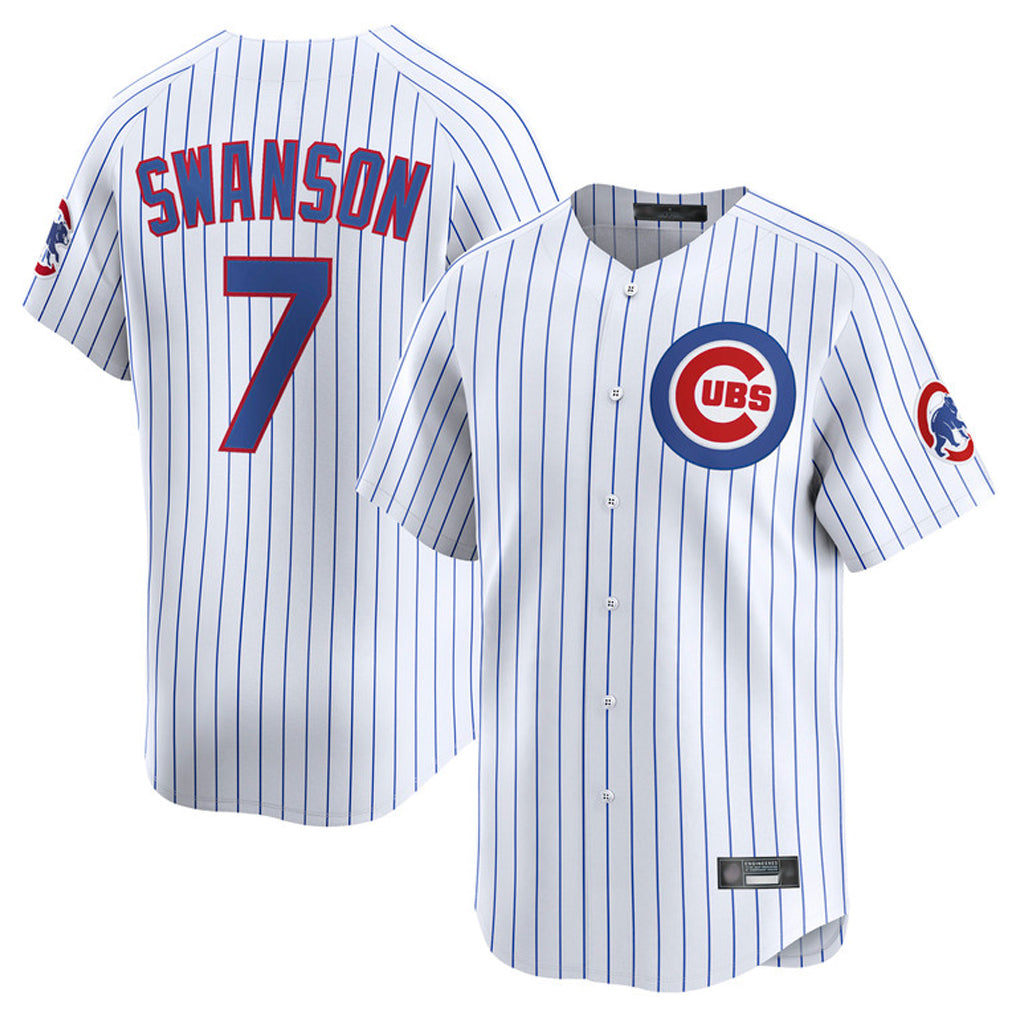 Trusc C.Cubs #7 Dansby Swanson Player Black Fashion Out 150th Anniversary Game Stitched Jerseys