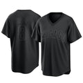 Trusc C.Cubs #8 Ian Happ Player Black T-shirt Home Game Stitched Jerseys