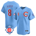 Trusc C.Cubs #8 Ian Happ Player Light Blue 150th Anniversary Limited Home Stitched Jerseys