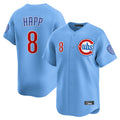 Trusc C.Cubs #8 Ian Happ Player Light Blue Limited Home Stitched Jerseys