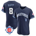 Trusc C.Cubs #8 Ian Happ Player Navy City Connect 150th Anniversary Limited Elite Home Stitched Jerseys