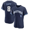 Trusc C.Cubs #8 Ian Happ Player Navy City Connect Limited Elite Home Stitched Jerseys