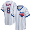 Trusc C.Cubs #8 Ian Happ Player White T-shirt Cooperstown Collection Limited Stitched Jerseys