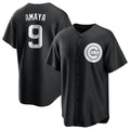 Trusc C.Cubs #9 Miguel Amaya Player Black Game Stitched Jerseys