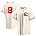 Trusc C.Cubs #9 Miguel Amaya Player Cream Field of Dreams Home Game Stitched Jerseys