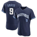 Trusc C.Cubs #9 Miguel Amaya Player Navy City Connect Limited Elite Home Stitched Jerseys