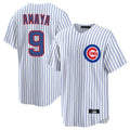 Trusc C.Cubs #9 Miguel Amaya Player White Game Home Stitched Jerseys