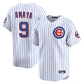 Trusc C.Cubs #9 Miguel Amaya Player White Limited Home Game Stitched Jerseys