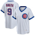Trusc C.Cubs #9 Miguel Amaya Player White T-shirt Cooperstown Collection Limited Stitched Jerseys