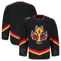Trusc C.Flames Black Alternate Authentic Pro Jerseys
