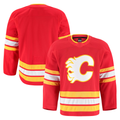 Trusc C.Flames Red Home Authentic Pro Jerseys