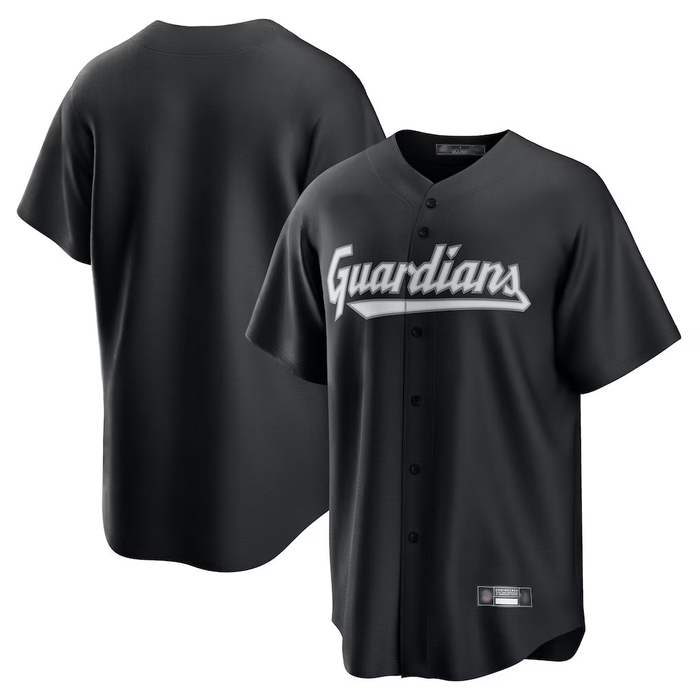 Trusc C.Guardians Black Home Game Blank Player Stitched Jerseys