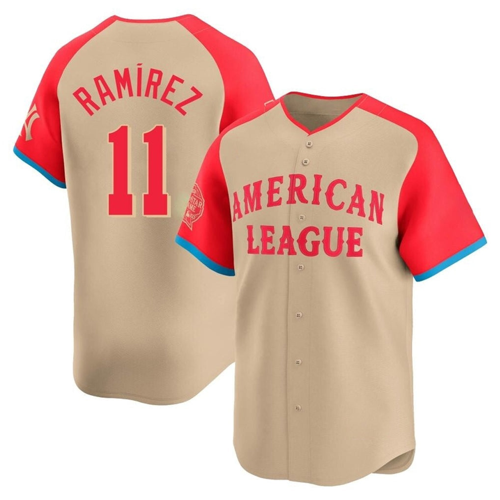 Trusc C.Guardians #11 Jose Ramirez Player Cream American League All-Star Limited Home Stitched Jerseys