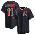 Trusc C.Guardians #11 Jose Ramirez Player Navy Home Game Stitched Jerseys