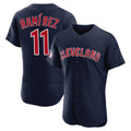 Trusc C.Guardians #11 Jose Ramirez Player Navy Limited Elite Home Stitched Jerseys