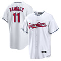 Trusc C.Guardians #11 Jose Ramirez Player White Home Game Stitched Jerseys