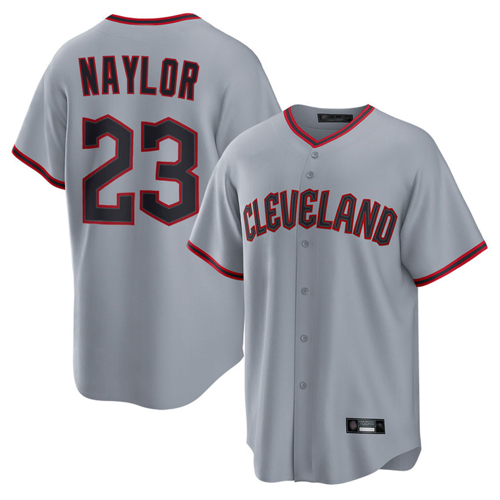 Trusc C.Guardians #23 Bo Naylor Player Gray Home Game Stitched Jerseys