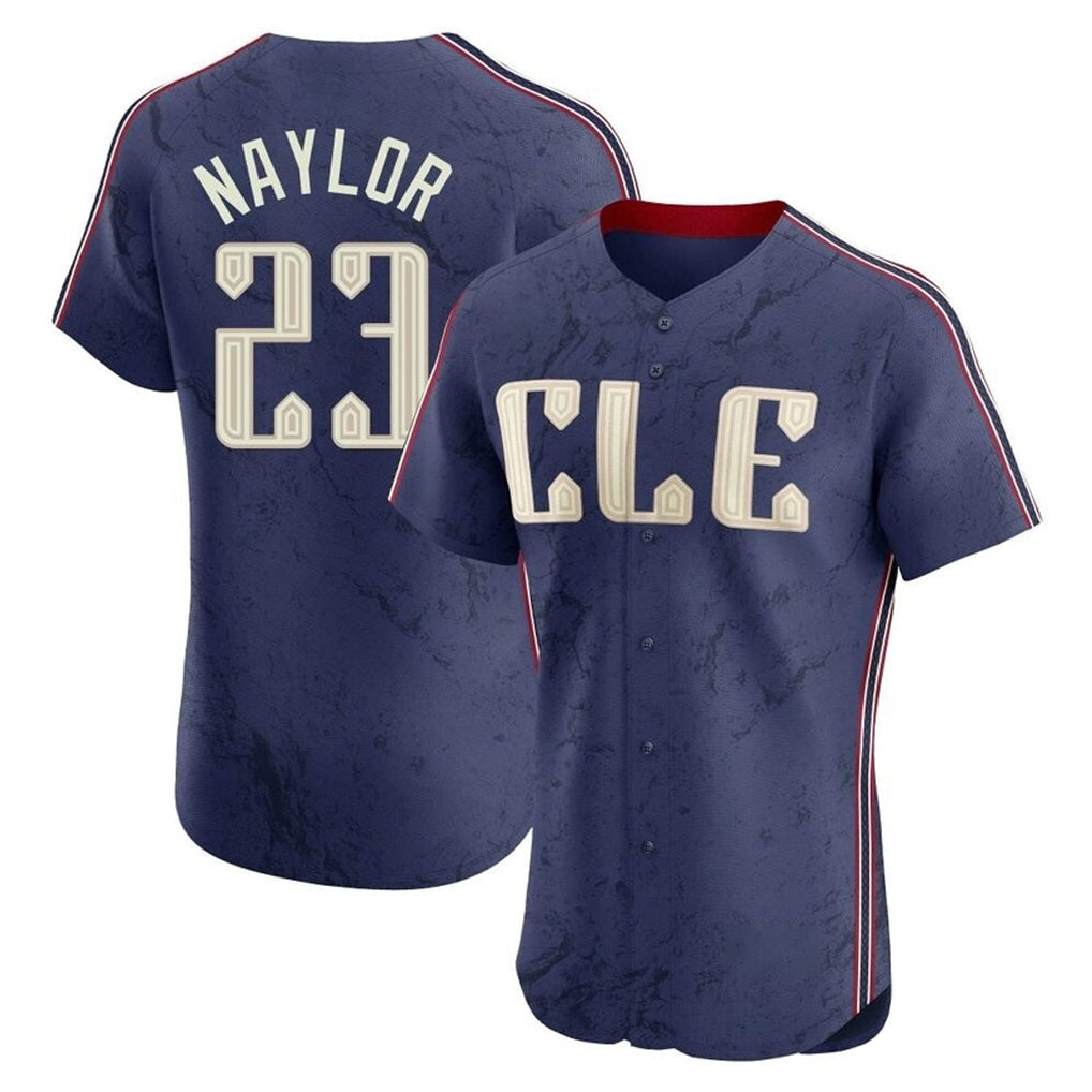 Trusc C.Guardians #23 Bo Naylor Player Navy City Connect Limited Elite Home Stitched Jerseys