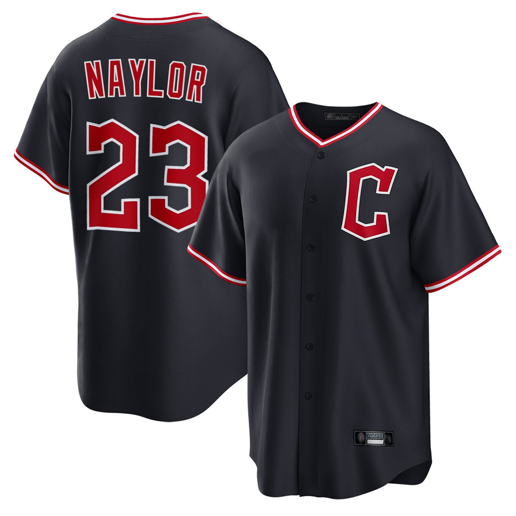 Trusc C.Guardians #23 Bo Naylor Player Navy Home Game Stitched Jerseys