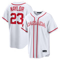 Trusc C.Guardians #23 Bo Naylor Player White World Classic Home Game Stitched Jerseys