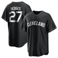 Trusc C.Guardians #27 Austin Hedges Player Black Home Game Stitched Jerseys