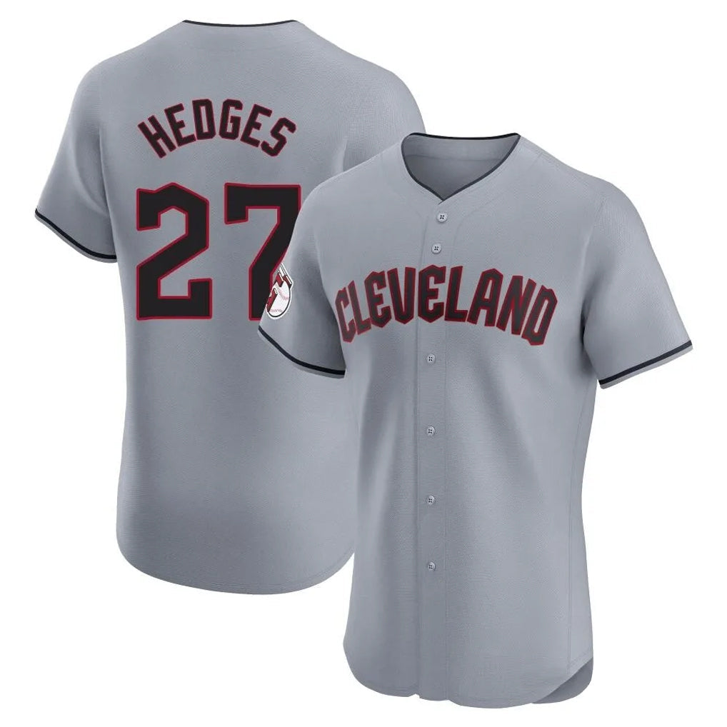 Trusc C.Guardians #27 Austin Hedges Player Gray Road Limited Elite Home Stitched Jerseys