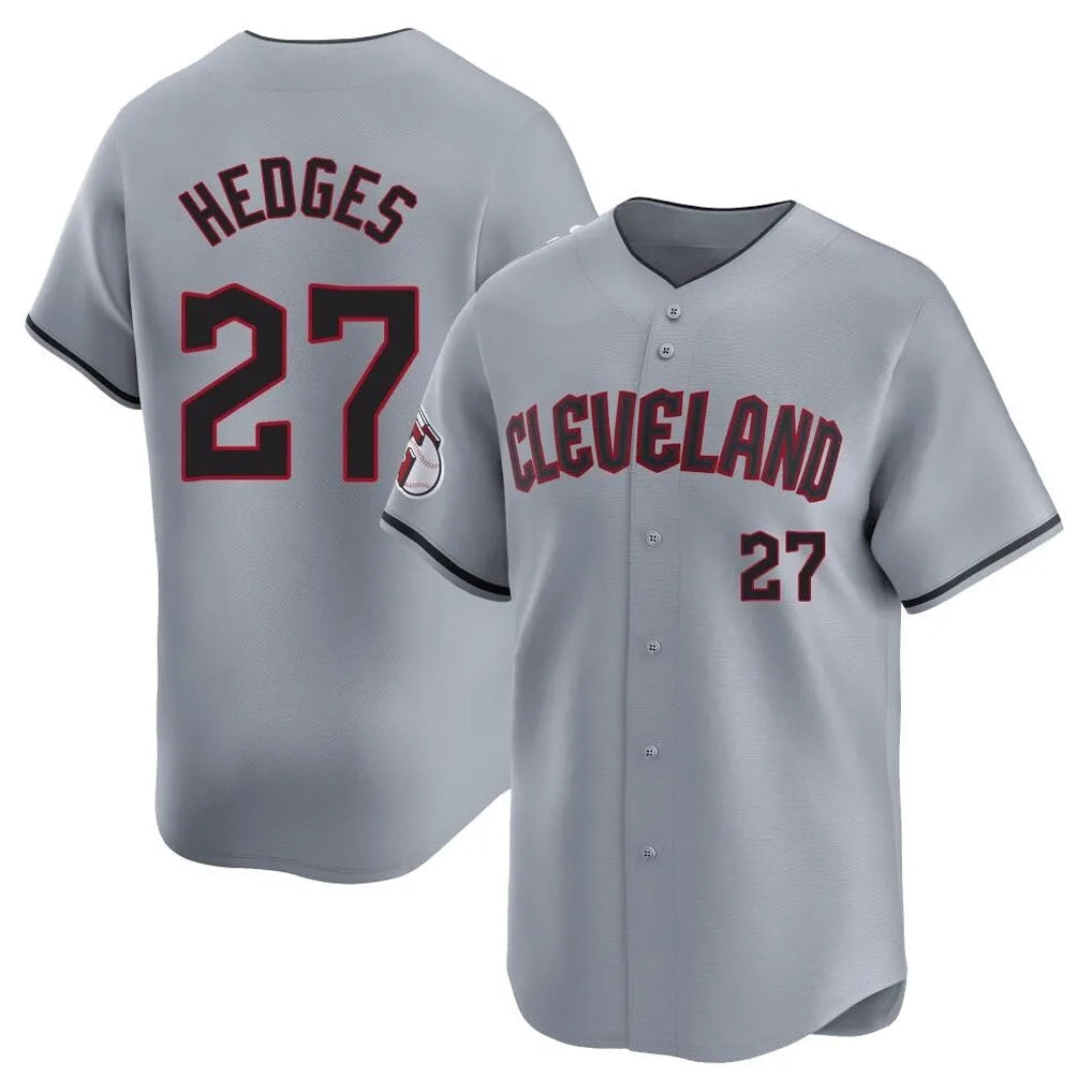 Trusc C.Guardians #27 Austin Hedges Player Gray Road Limited Home Stitched Jerseys