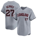Trusc C.Guardians #27 Austin Hedges Player Gray Road Limited Home Stitched Jerseys