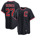 Trusc C.Guardians #27 Austin Hedges Player Navy Game Home Stitched Jerseys