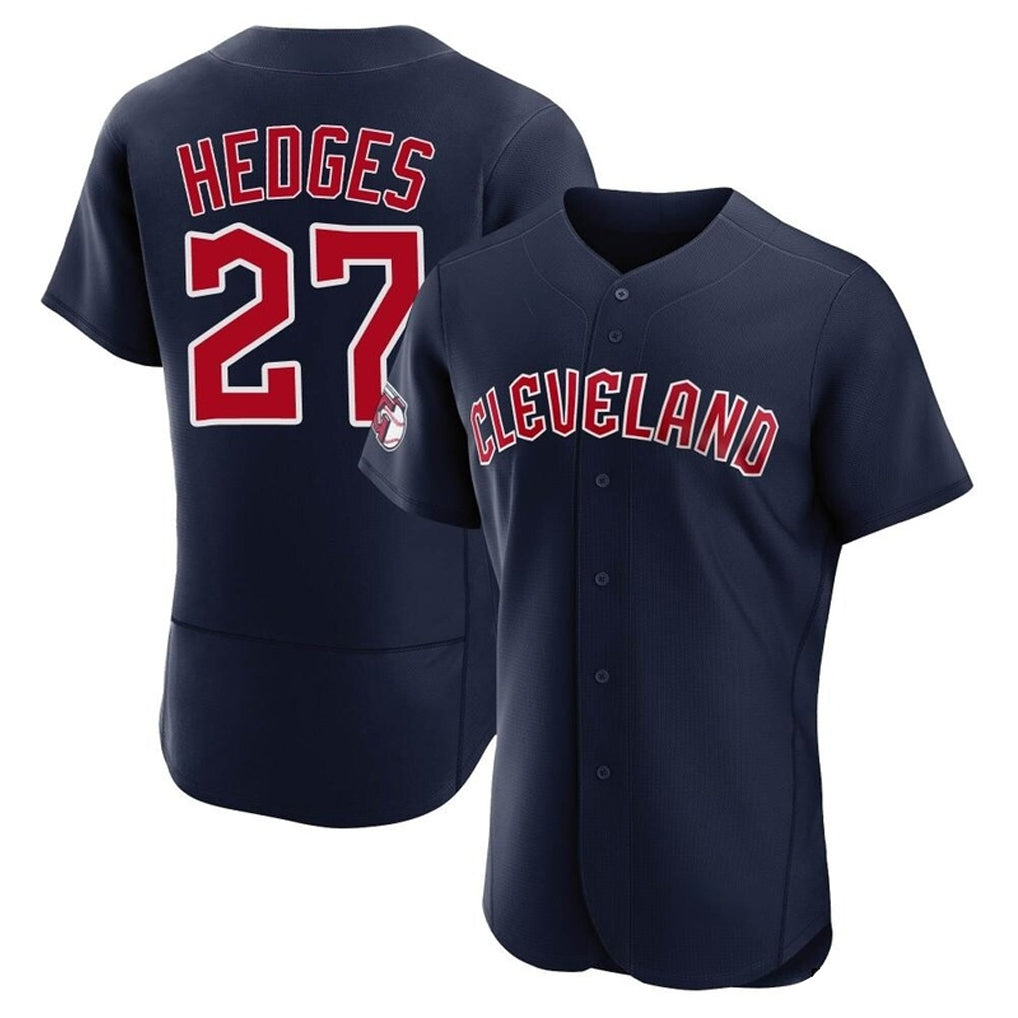 Trusc C.Guardians #27 Austin Hedges Player Navy Limited Elite Home Stitched Jerseys