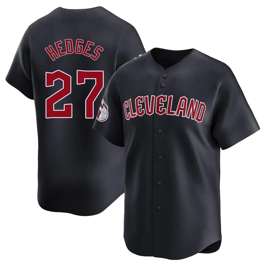 Trusc C.Guardians #27 Austin Hedges Player Navy Limited Home Game Stitched Jerseys