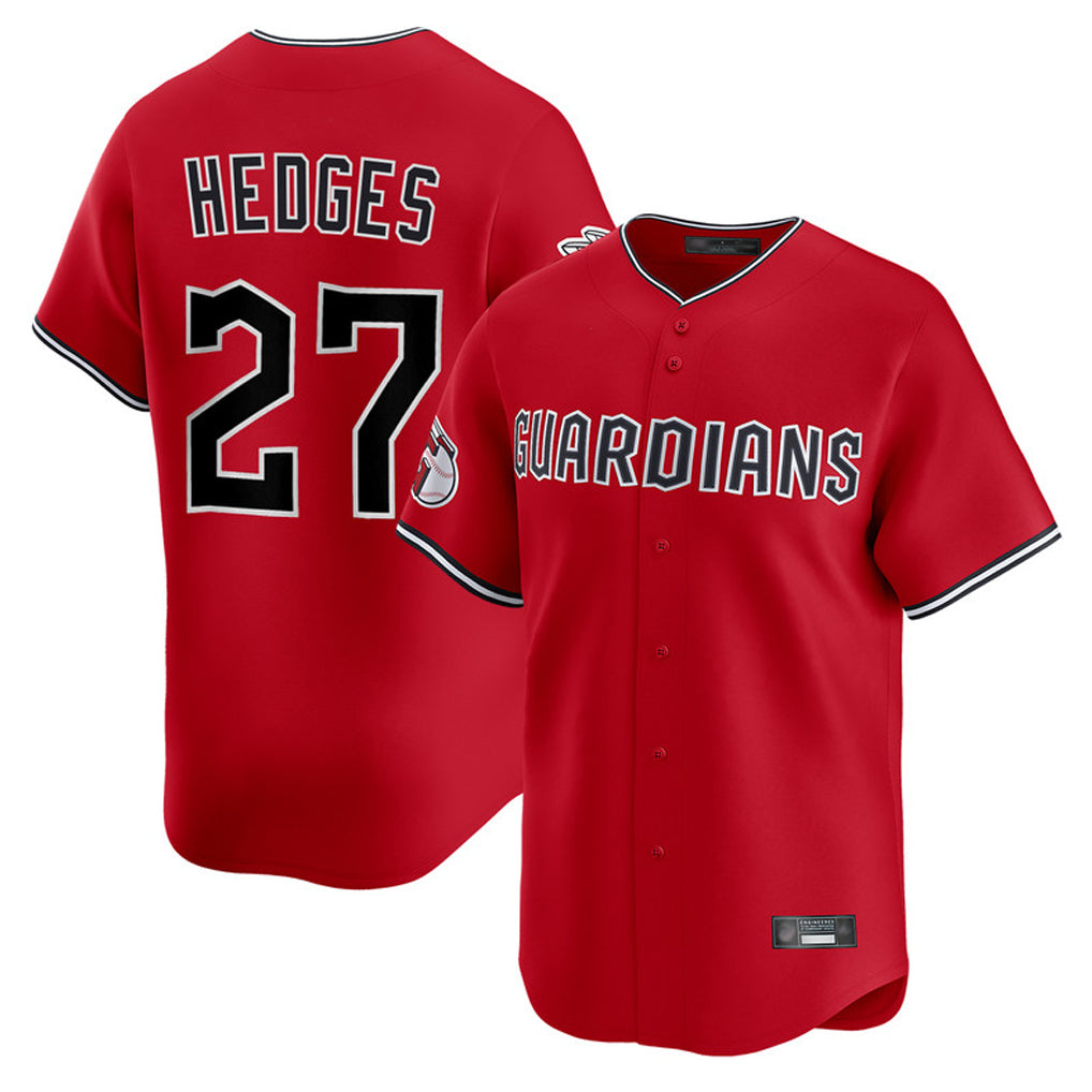 Trusc C.Guardians #27 Austin Hedges Player Red Limited Home Stitched Jerseys