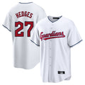 Trusc C.Guardians #27 Austin Hedges Player White Home Game Stitched Jerseys