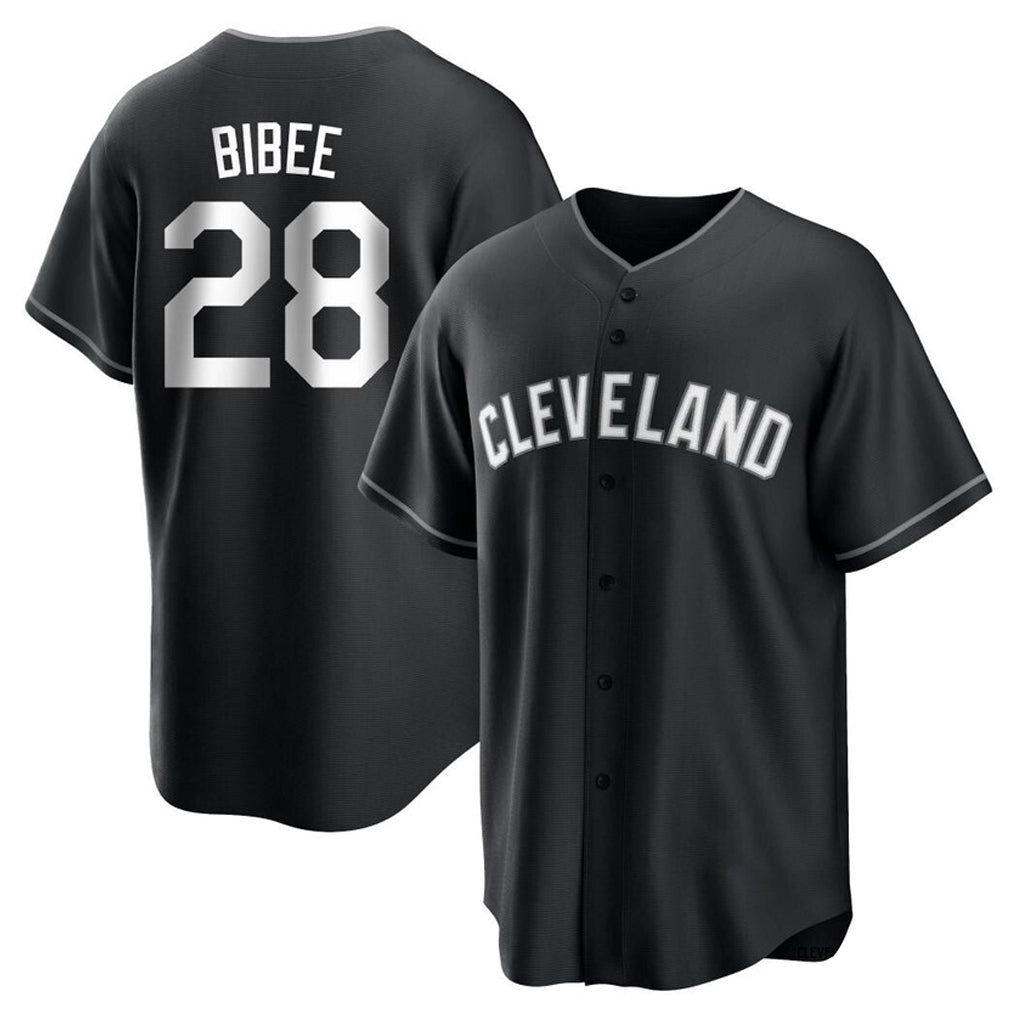 Trusc C.Guardians #28 Tanner Bibee Player Black Home Game Stitched Jerseys