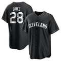Trusc C.Guardians #28 Tanner Bibee Player Black Home Game Stitched Jerseys