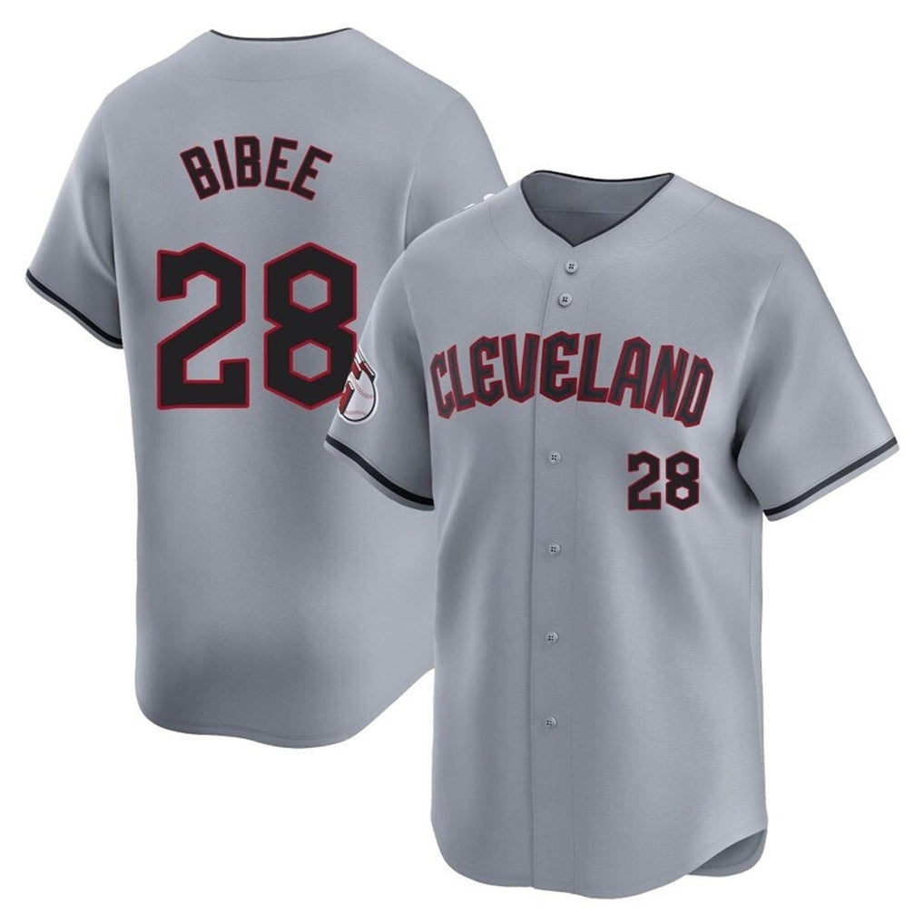 Trusc C.Guardians #28 Tanner Bibee Player Gray Road Limited Home Stitched Jerseys