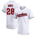 Trusc C.Guardians #28 Tanner Bibee Player White Limited Elite Home Stitched Jerseys