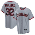 Trusc C.Guardians #32 Gavin Williams Player Gray Home Game Stitched Jerseys