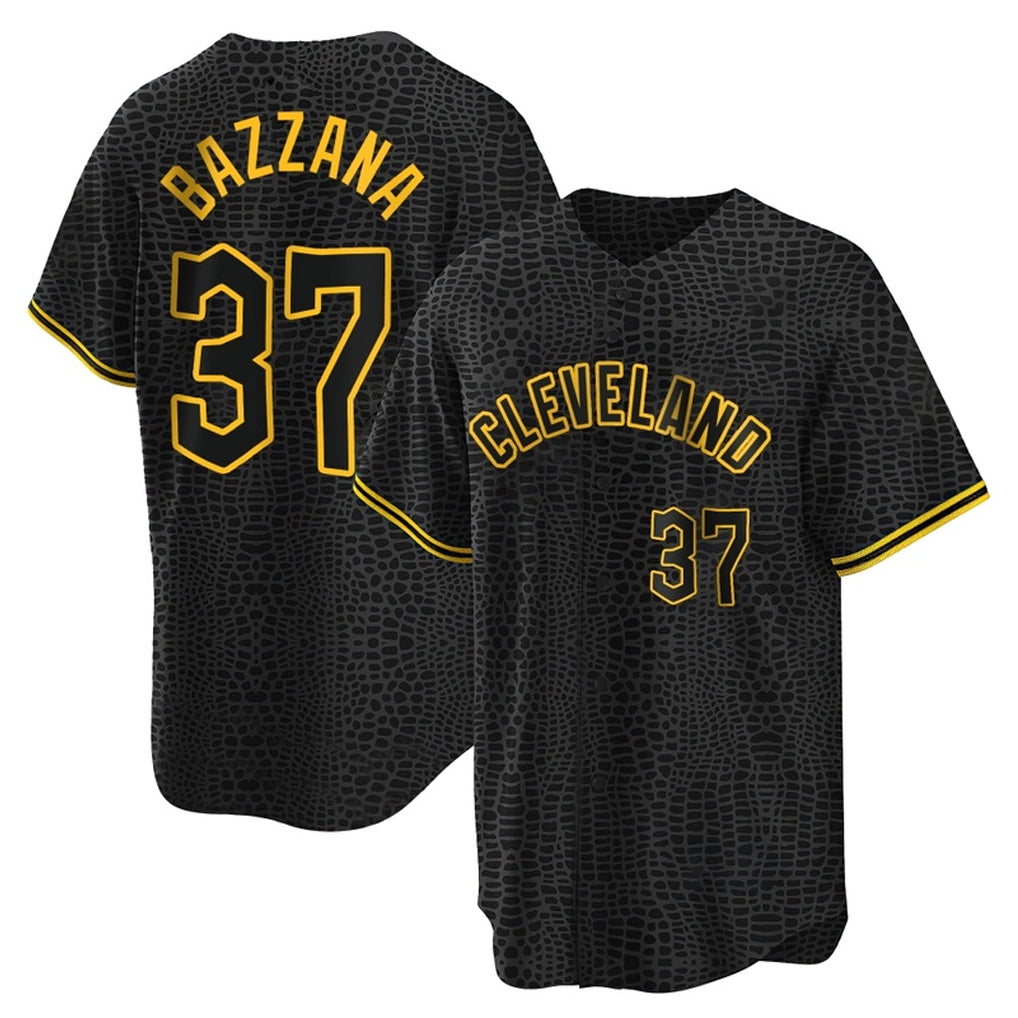 Trusc C.Guardians #37 Travis Bazzana Player Black Snake Skin City Home Game Stitched Jerseys