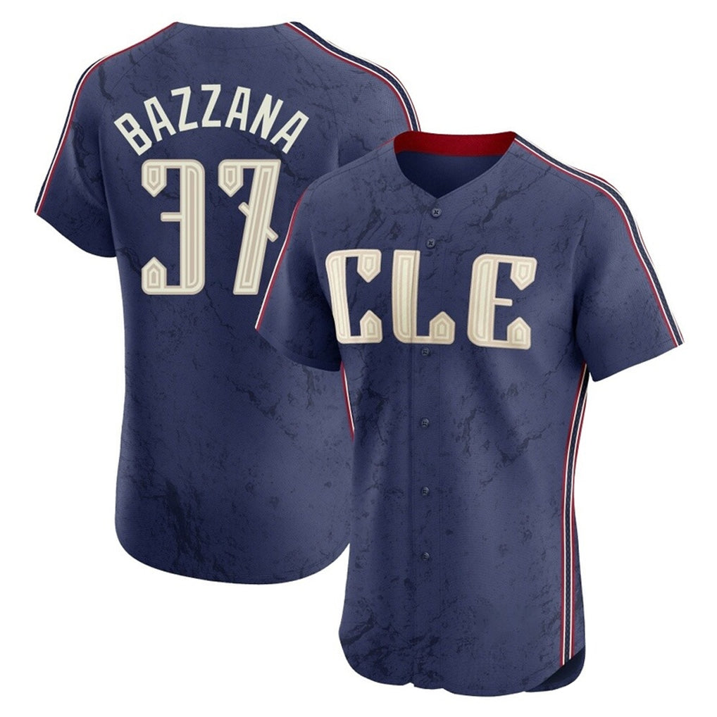Trusc C.Guardians #37 Travis Bazzana Player Navy City Connect Limited Elite Home Stitched Jerseys