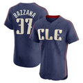 Trusc C.Guardians #37 Travis Bazzana Player Navy City Connect Limited Elite Home Stitched Jerseys