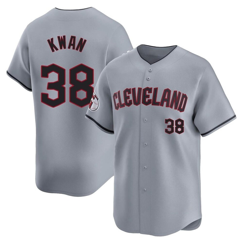 Trusc C.Guardians #38 Steven Kwan Player Gray Road Limited Home Stitched Jerseys