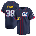 Trusc C.Guardians #38 Steven Kwan Player Navy American League All-Star Edition Limited Home Stitched Jerseys