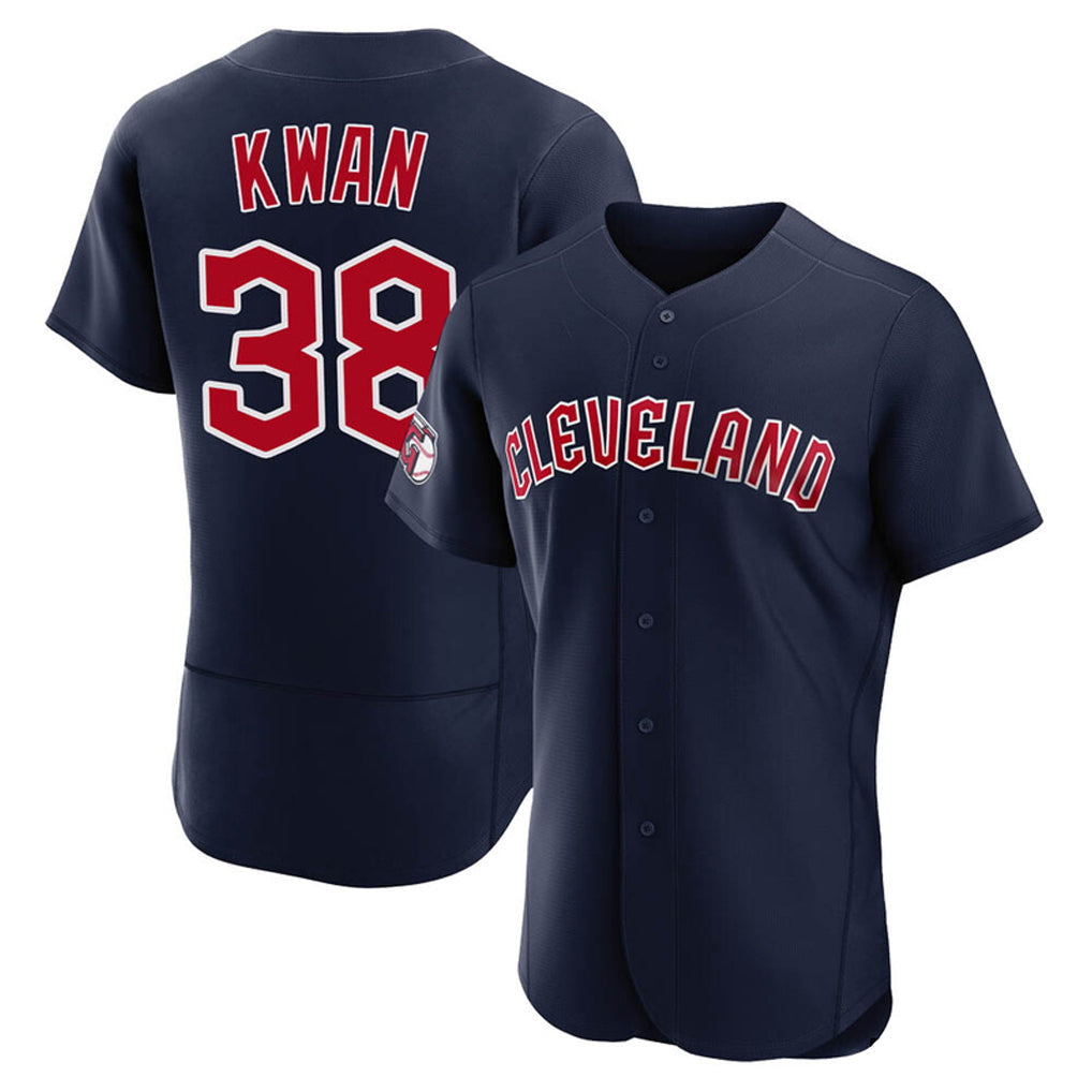 Trusc C.Guardians #38 Steven Kwan Player Navy Limited Elite Home Stitched Jerseys
