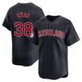 Trusc C.Guardians #38 Steven Kwan Player Navy Limited Home Game Stitched Jerseys