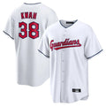 Trusc C.Guardians #38 Steven Kwan Player White Home Game Stitched Jerseys